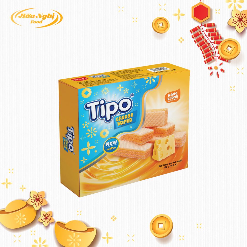 Tipo Bánh Kem Xốp Phô Mai 300g