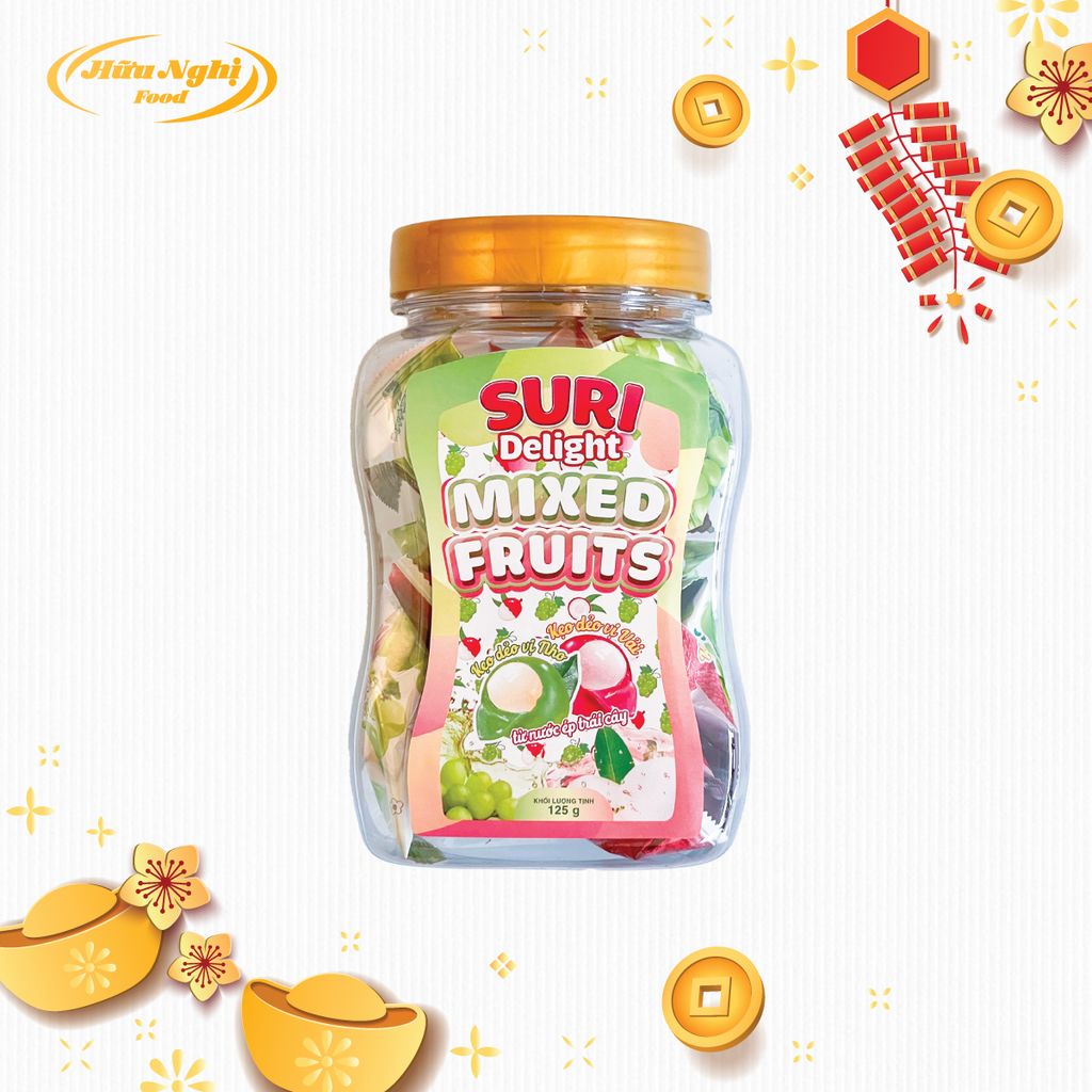 Suri Delight Kẹo dẻo vị trái cây 125G