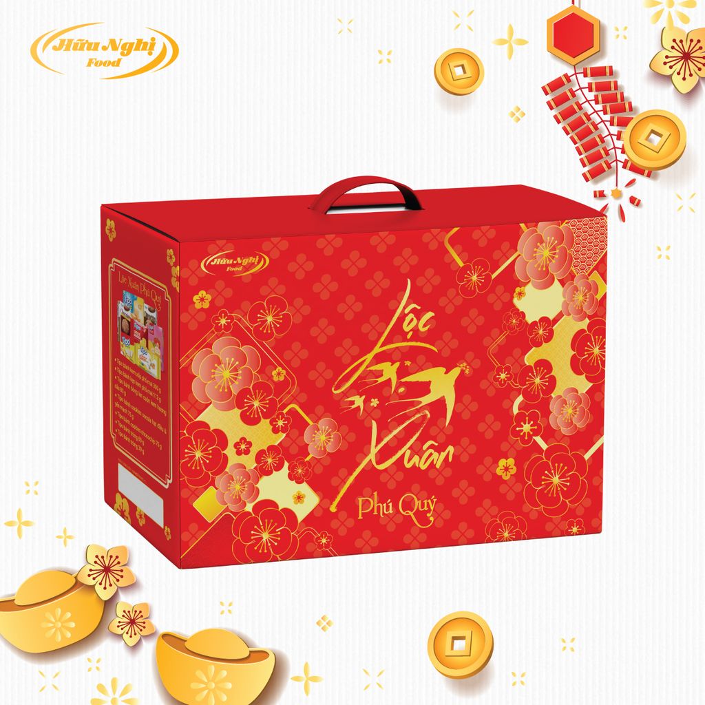 Hộp quà Tết Lộc Xuân - Phú Quý 741g