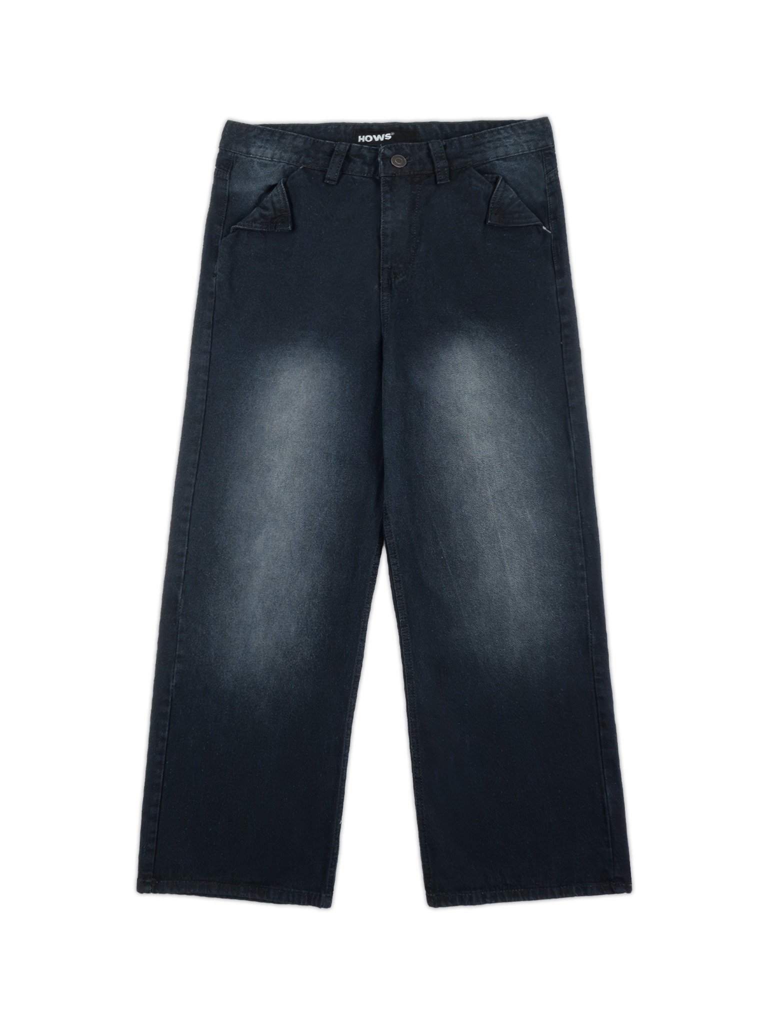  HOWS® INSIDE-OUT JEANS PANTS / WASHED BLACK 