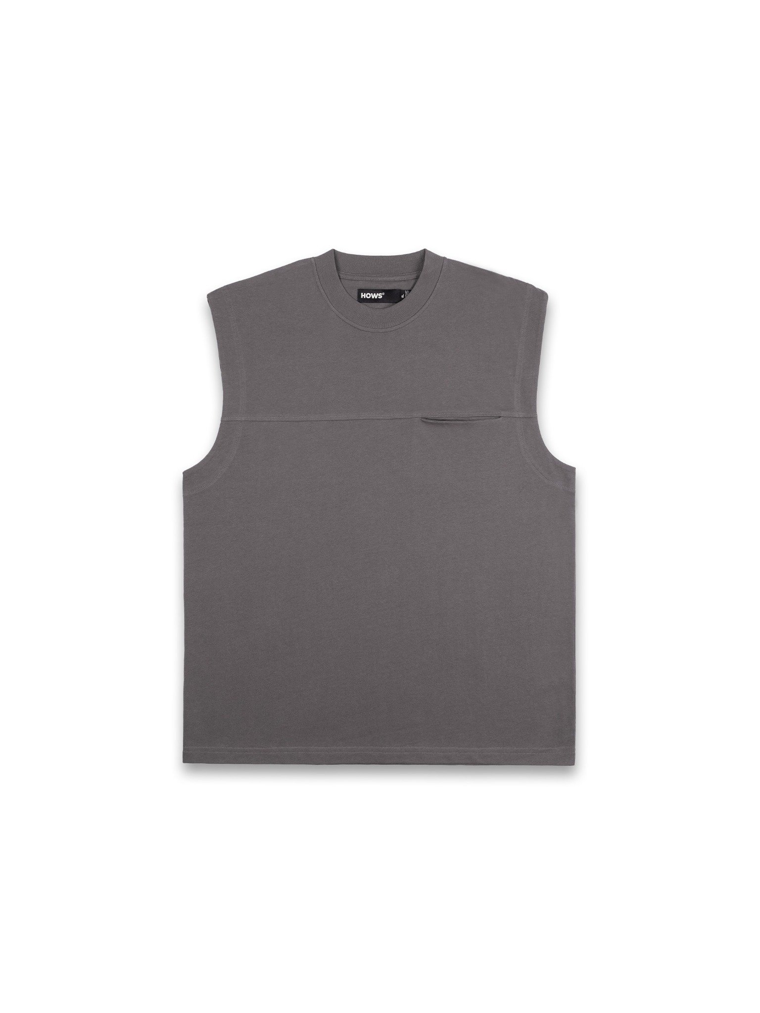  HOWS® BASIC TANKTOP V.2 / LEAD GREY 