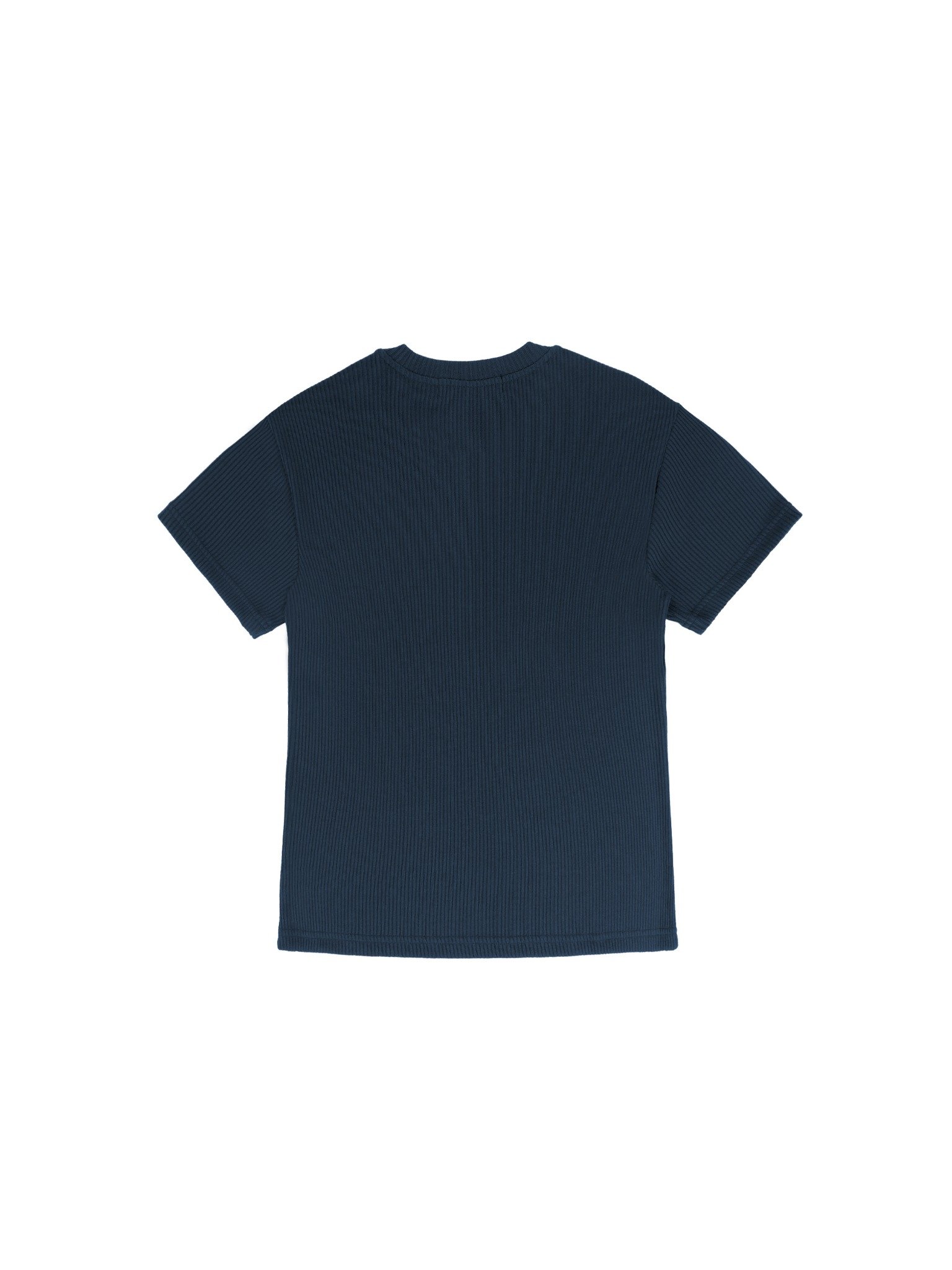  HOWS® RIBBED T-SHIRT / NAVY 