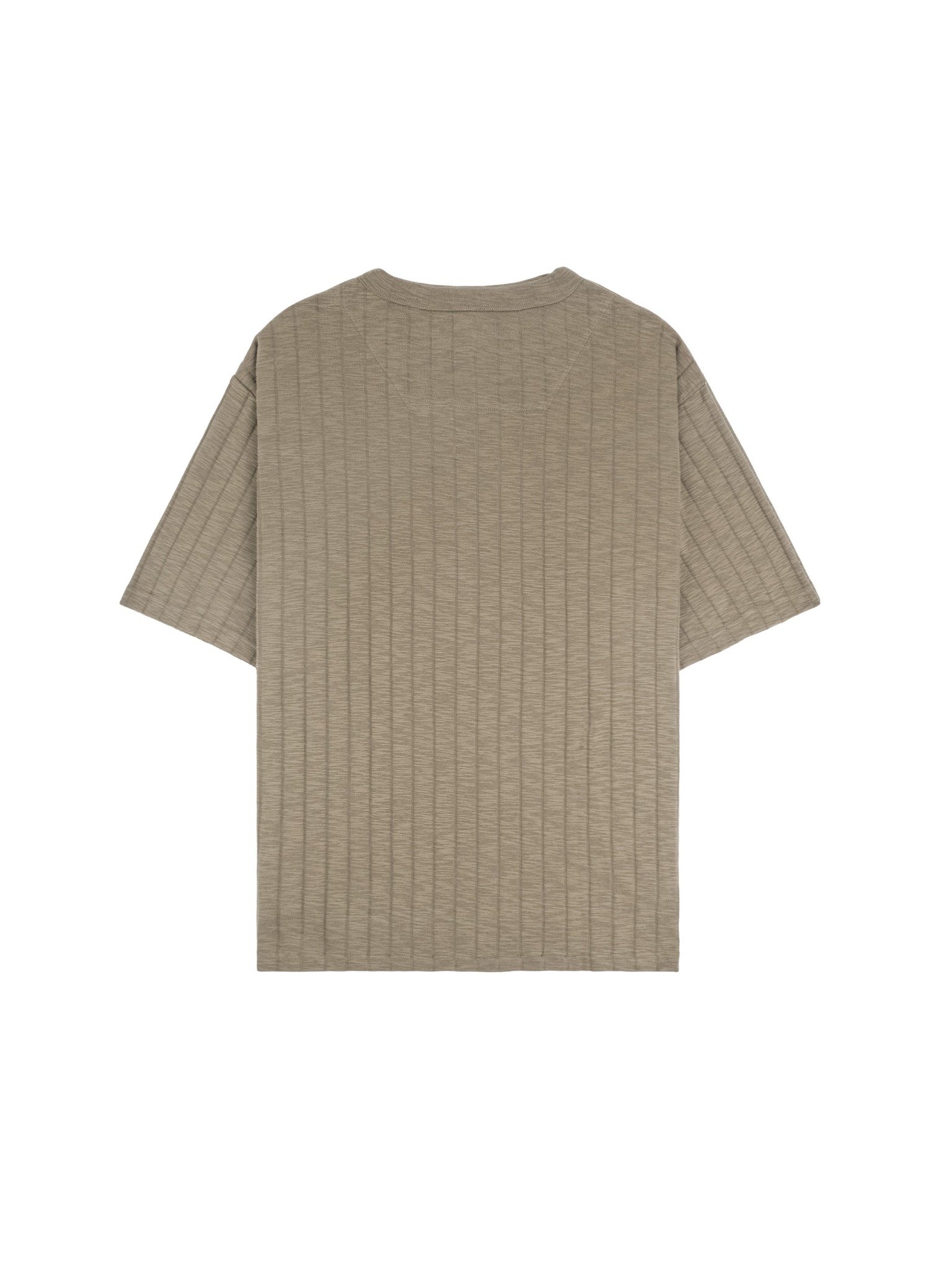 HOWS® FITTED HENLEY T-SHIRT / MOSS 