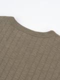  HOWS® FITTED LONG SLEEVE HENLEY T-SHIRT / MOSS 