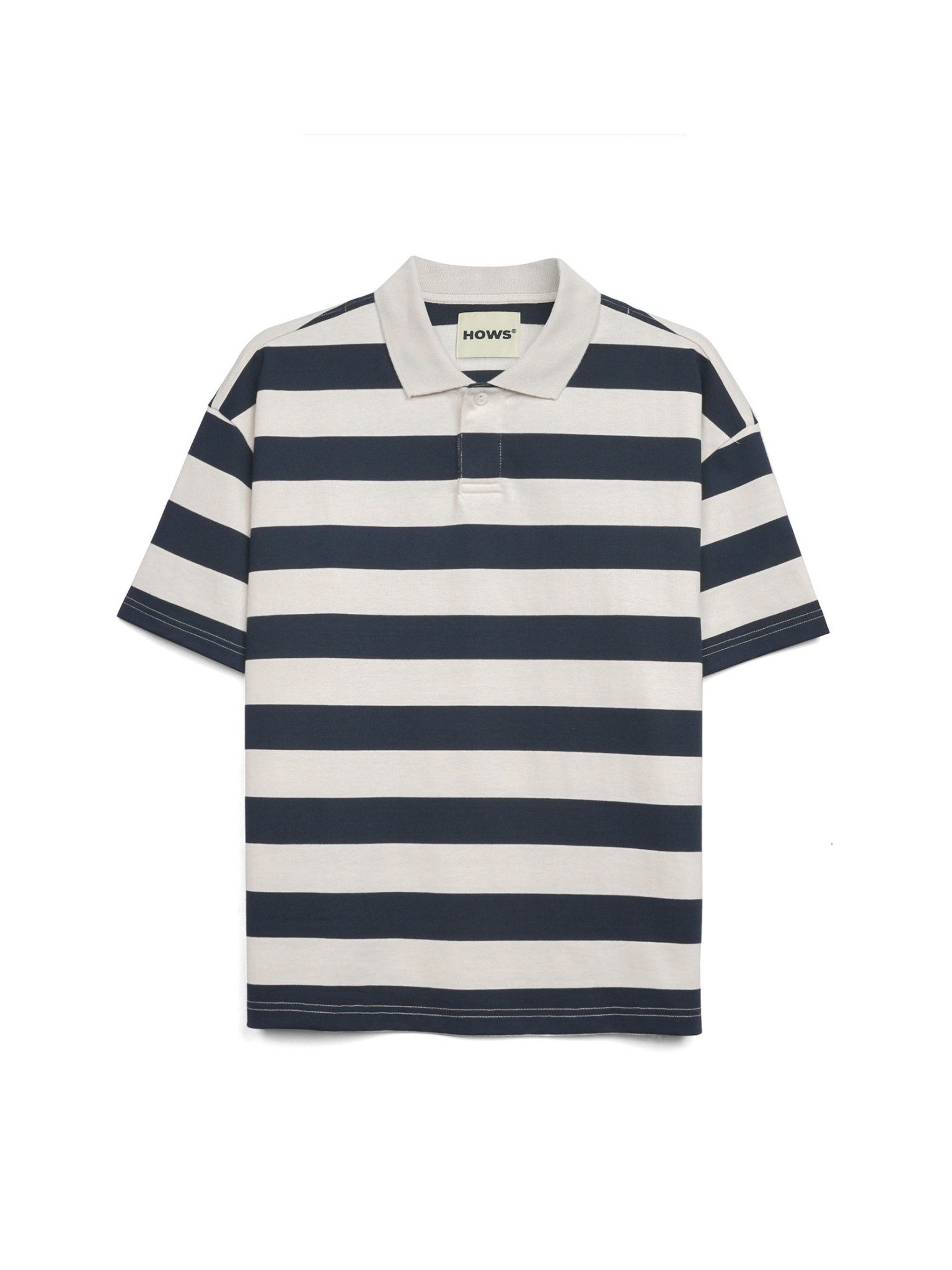  HOWS® ÁO POLO SỌC / XANH DƯƠNG 