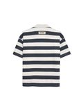  HOWS® STRIPED POLO / NAVY 