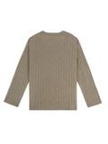  HOWS® FITTED LONG SLEEVE HENLEY T-SHIRT / MOSS 