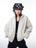  HOWS® HOODIE IN THE NIGHT / LIGHT GREY 