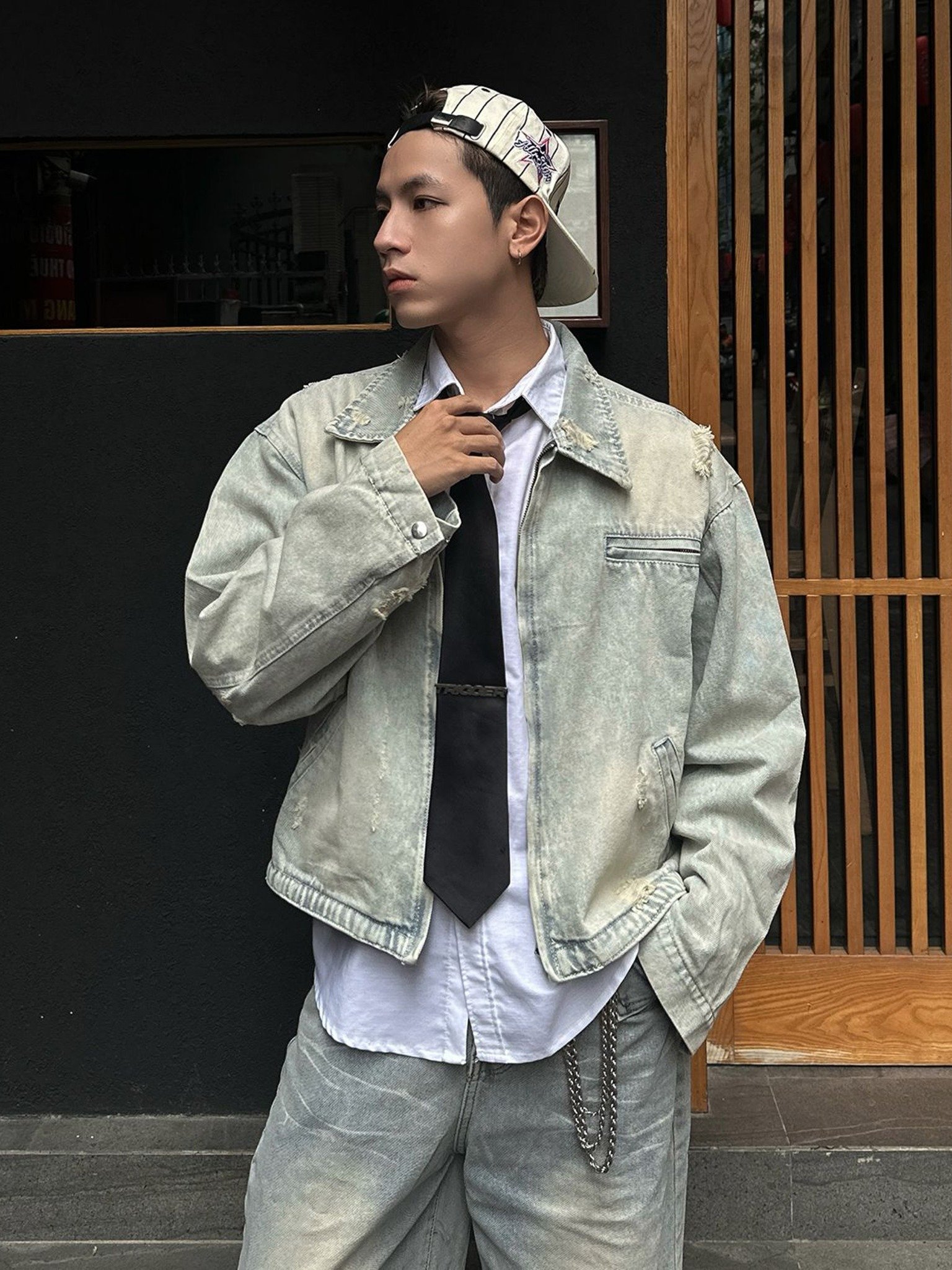  HOWS® ÁO KHOÁC JEANS / XANH 