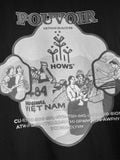  HOWS® THE POUVOIR TEE / BLACK 