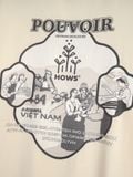  HOWS® THE POUVOIR TEE / CREAM 