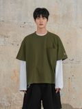  HOWS® ÁO THUN V2 / XANH RÊU 