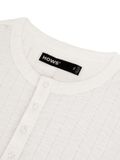  HOWS® FITTED HENLEY T-SHIRT / CREAM 