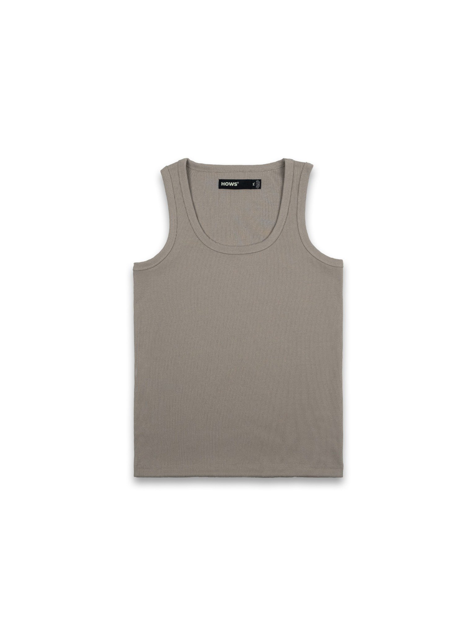  HOWS® BASIC TANKTOP / BROWN COFFEE 