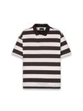  HOWS® STRIPED POLO / BROWN 