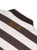  HOWS® STRIPED POLO / BROWN 