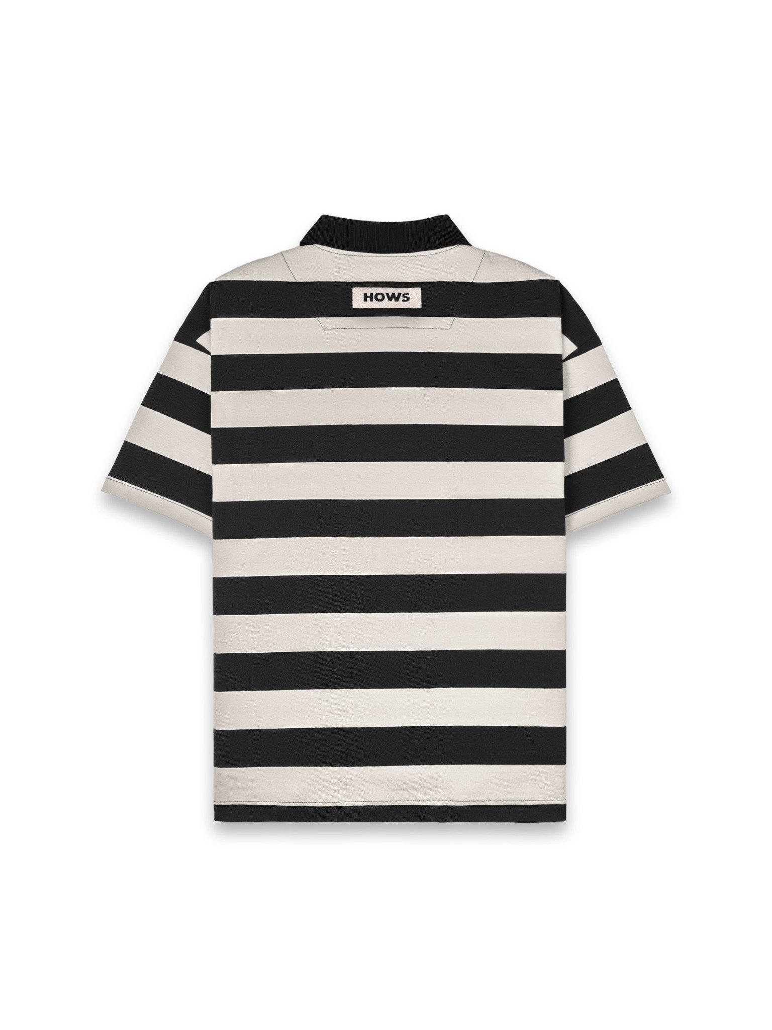  HOWS® ÁO POLO SỌC / ĐEN 