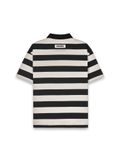  HOWS® STRIPED POLO / BLACK 