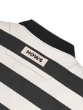  HOWS® STRIPED POLO / BLACK 