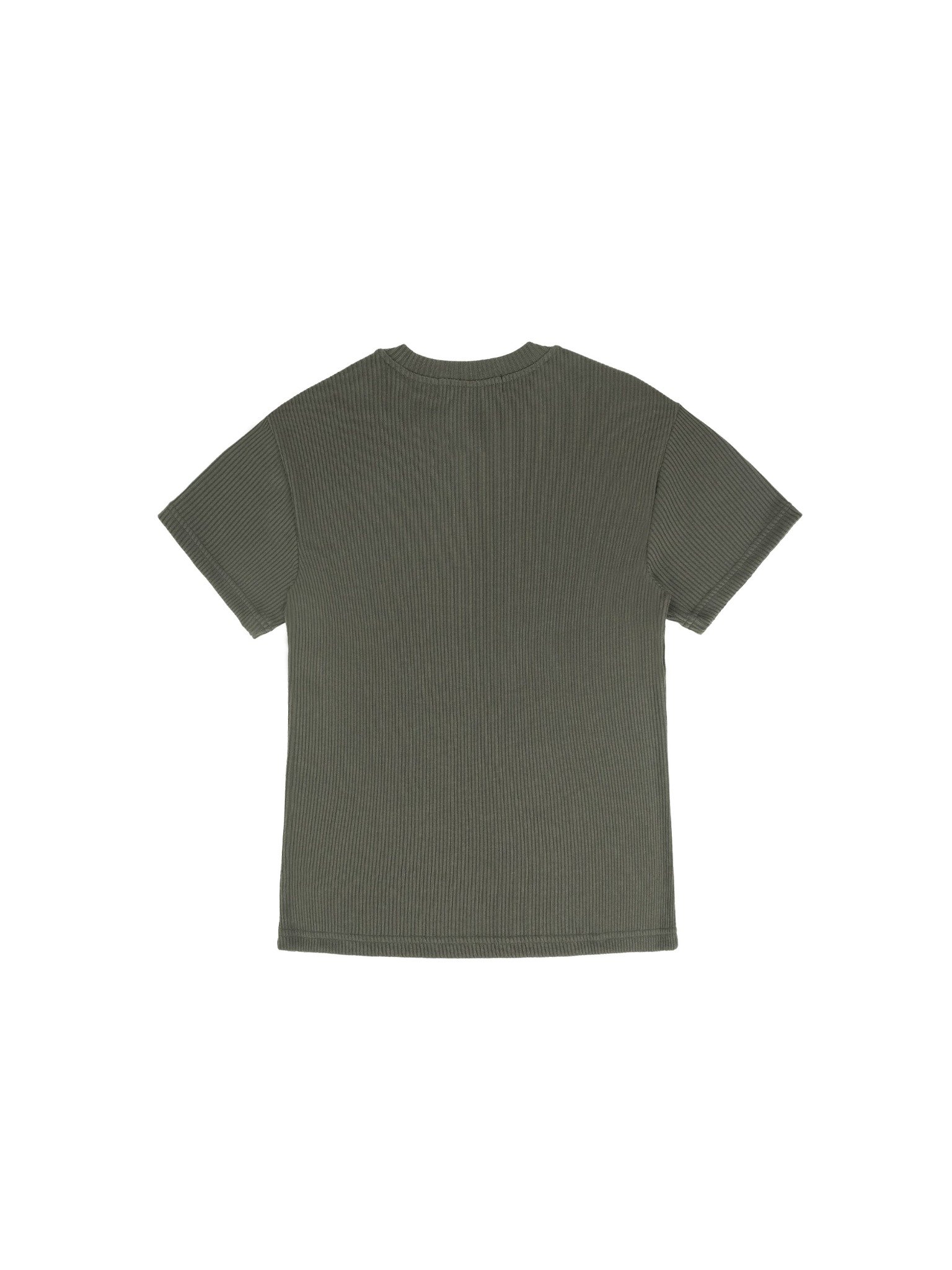  HOWS® RIBBED T-SHIRT / MOSS 