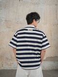  HOWS® STRIPED POLO / NAVY 