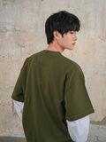  HOWS® ÁO THUN V2 / XANH RÊU 