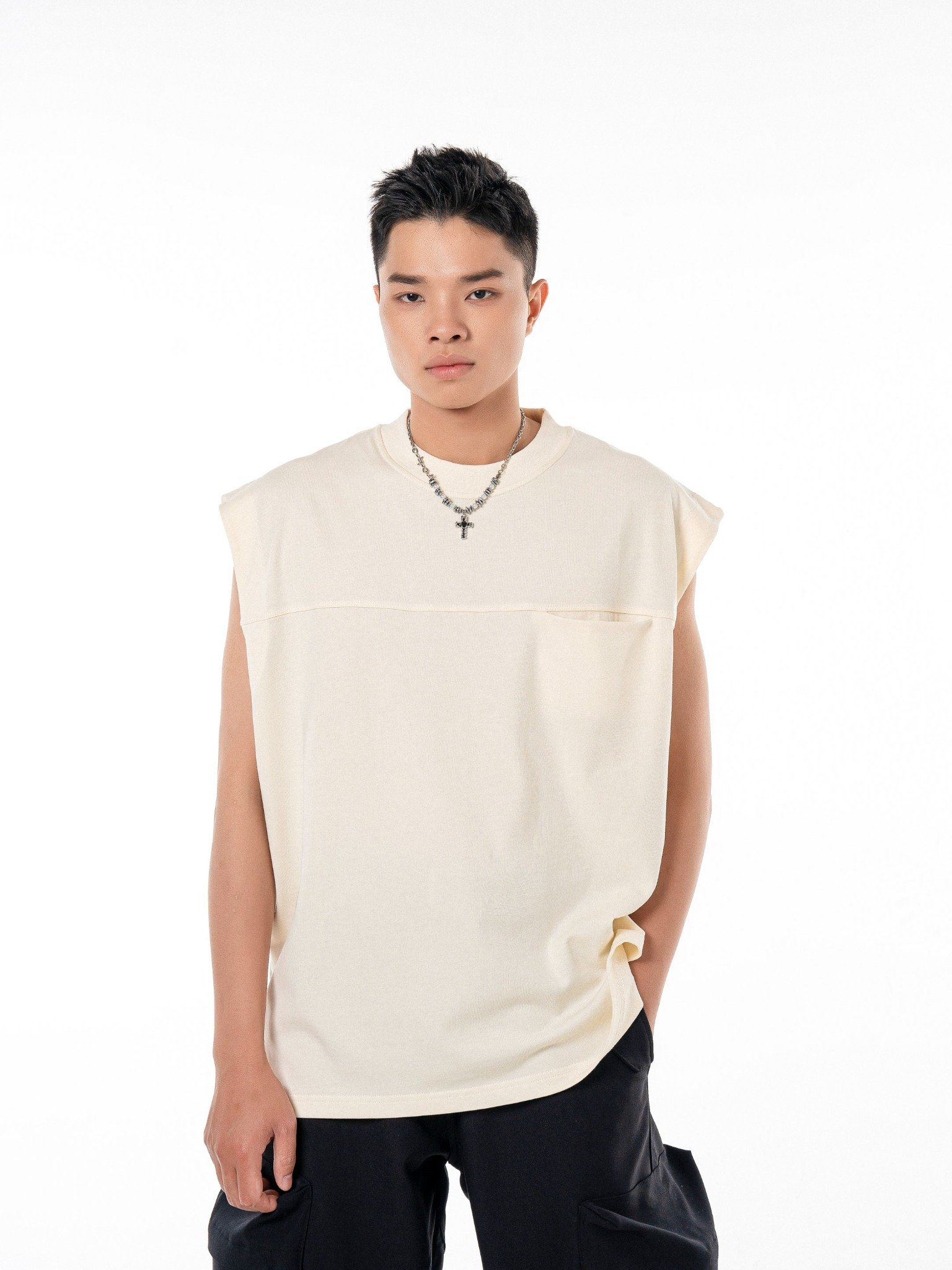  HOWS® BASIC TANKTOP V.2 / CREAM 