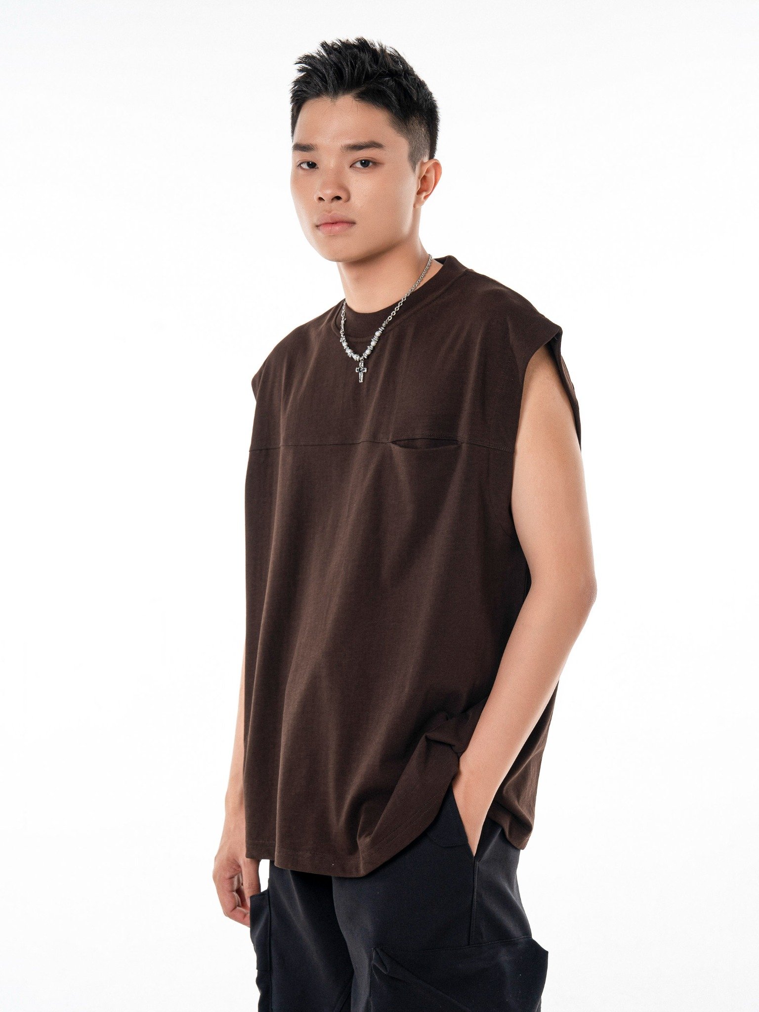  HOWS® BASIC TANKTOP V.2 / BROWN 