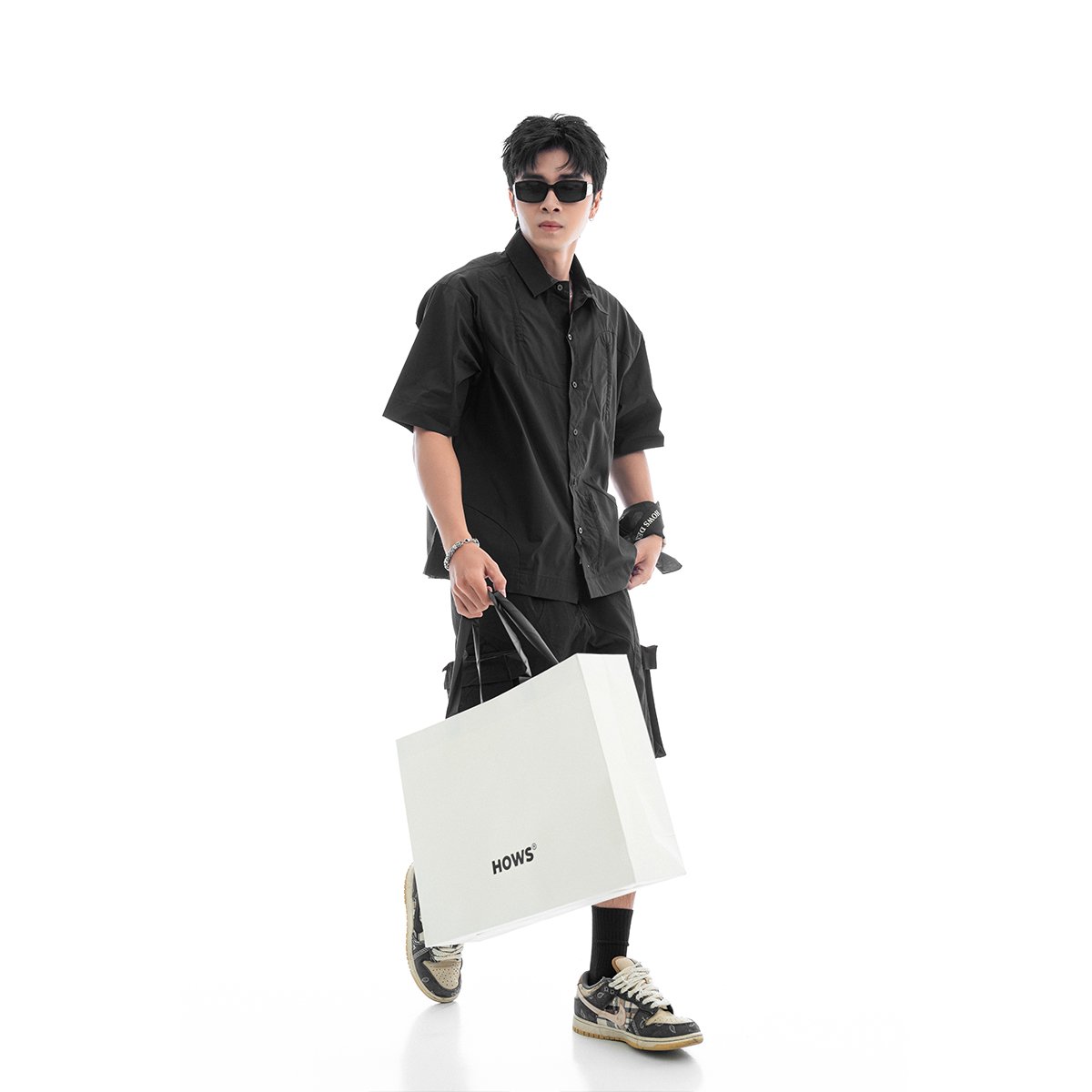  HOWS® TECHNIQUE SHIRT/ BLACK 