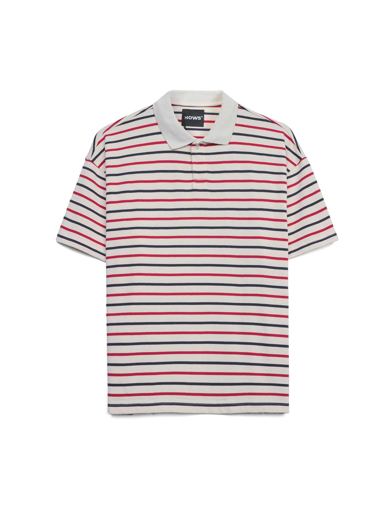  HOWS® ÁO POLO SỌC / XANH ĐỎ 