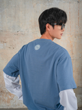  HOWS® RTW TEE / BLUE PASTEL 