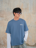  HOWS® RTW TEE / BLUE PASTEL 