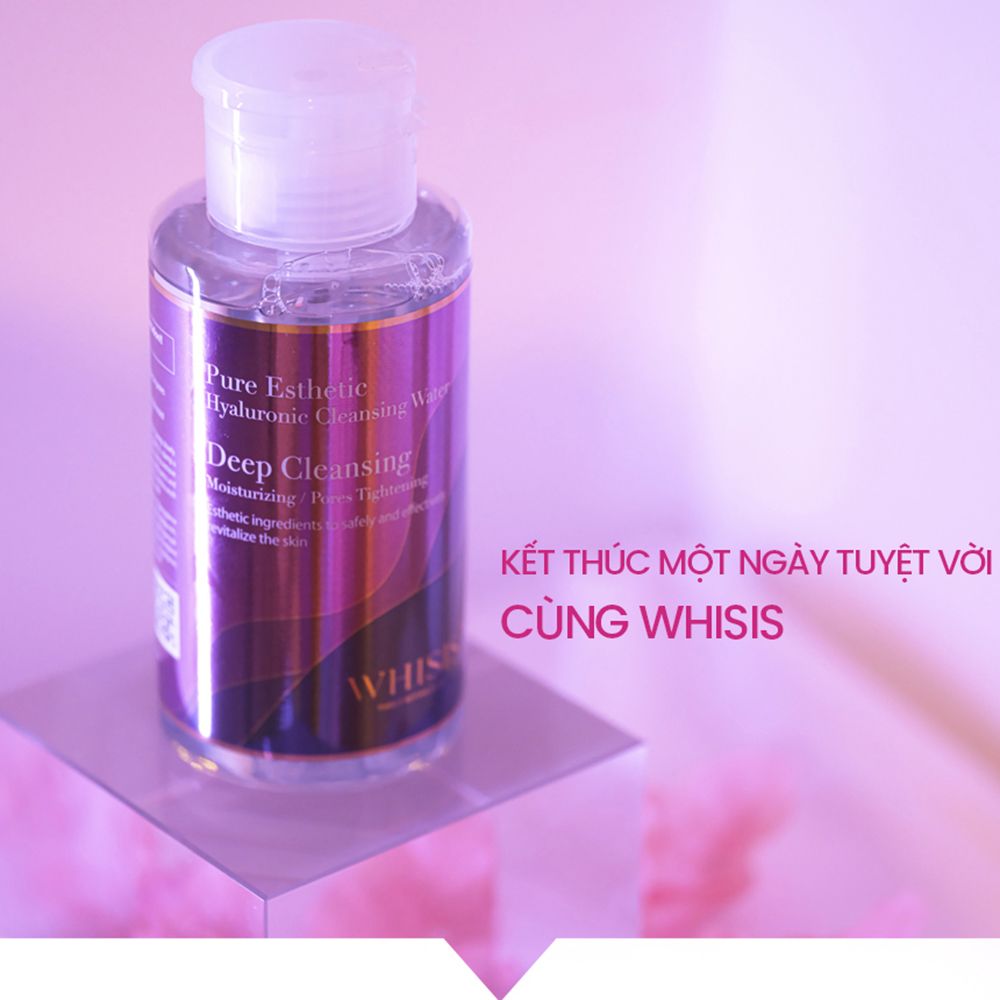 Nước Tẩy Trang WHISIS Pure Esthetic Hyaluronic Cleansing Water 300ml – Yobe  beauty
