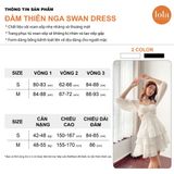  Đầm thiên nga hoa thếu 3d - Rosalie Dress - Lola Vietnam Dịu dàng, gợi cảm thu hút 