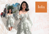  Đầm Thiên Nga Swan Dress Đi Tiệc Du Lịch 2 Màu Trắng Đen - Lola Vietnam 