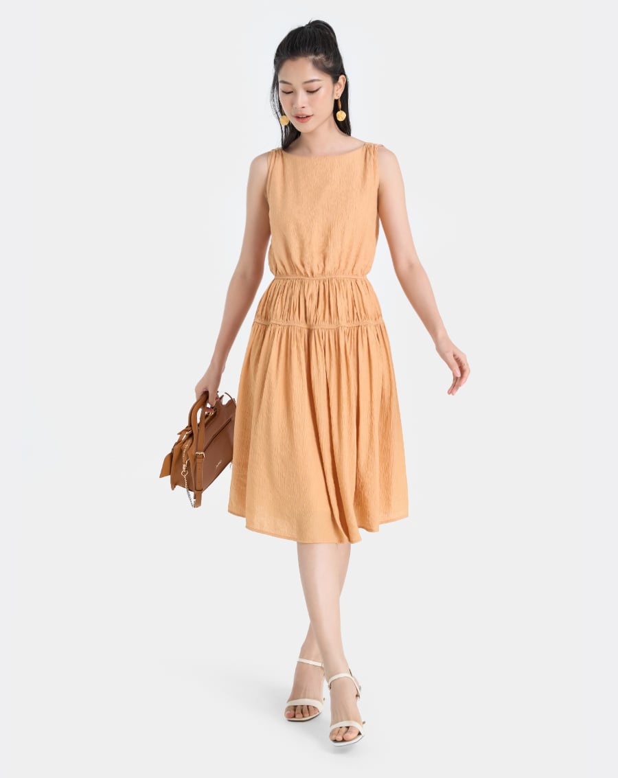Đầm midi hạ eo - Image 3