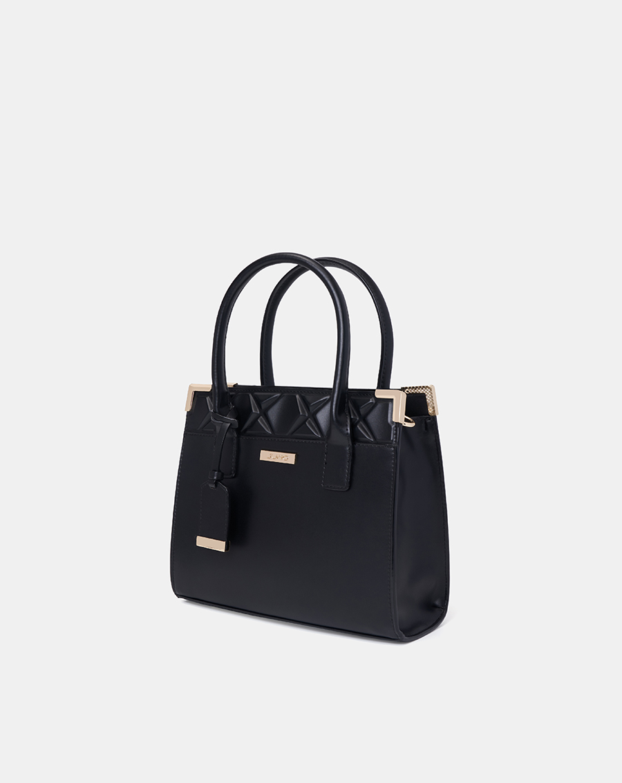 Túi Xách Trung Tote Trung Dập Nổi Hoạ Tiết - Image 5