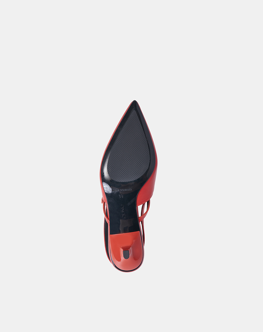 Giày Cao Gót Slingback Phối Khoá La Bàn - Image 8