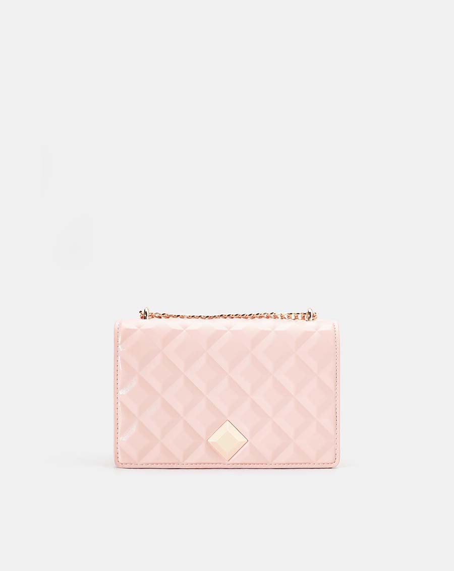 Túi xách nhỏ dập hiệu ứng princess diamond - Image 1