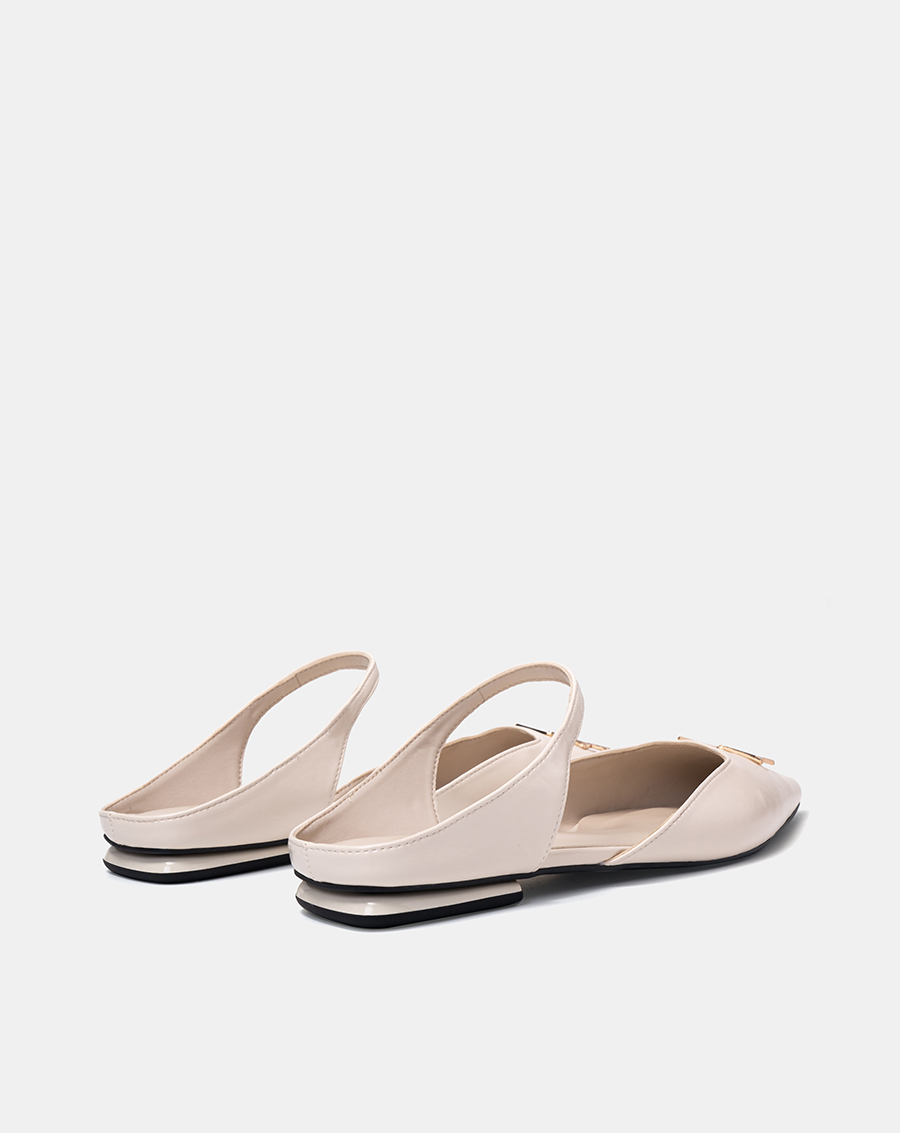 Giày Mules Mũi Nhọn Trang Trí Khóa - Image 5