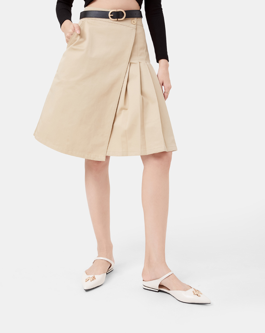 Giày Mules Mũi Nhọn Trang Trí Khóa - Image 3