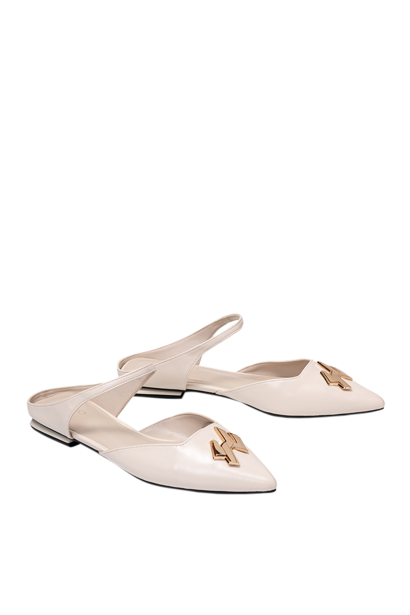 Giày Mules Mũi Nhọn Trang Trí Khóa - Image 9