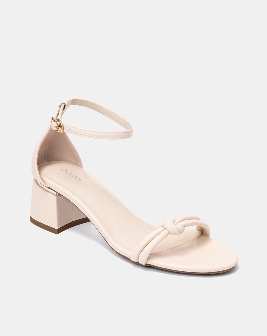 Giày Sandal Gót Viền Kim Loại Thắt Nút Trang Trí - Image 6