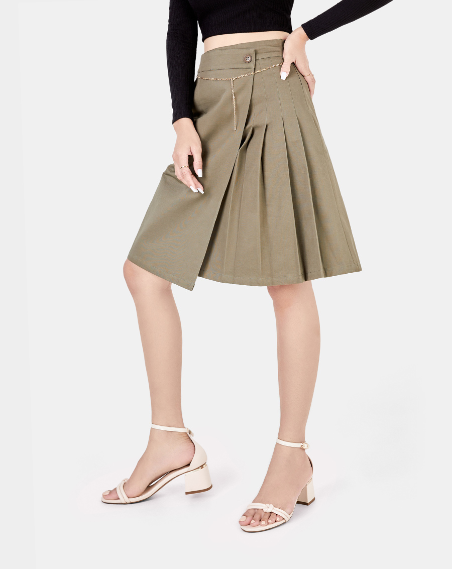 Giày Sandal Gót Viền Kim Loại Thắt Nút Trang Trí - Image 2