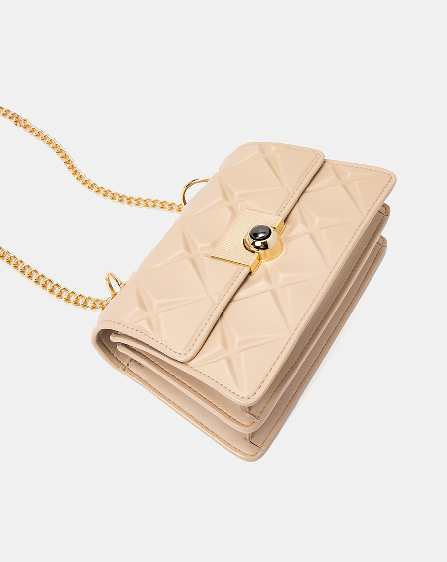 Túi Xách Nhỏ Đeo Vai Dập Nổi Hoạ Tiết - Image 4