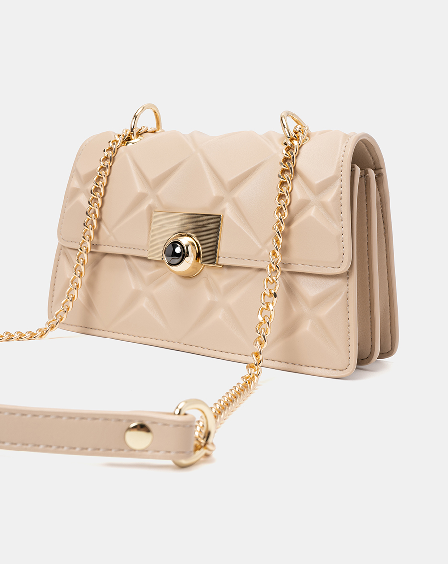 Túi Xách Nhỏ Đeo Vai Dập Nổi Hoạ Tiết - Image 5