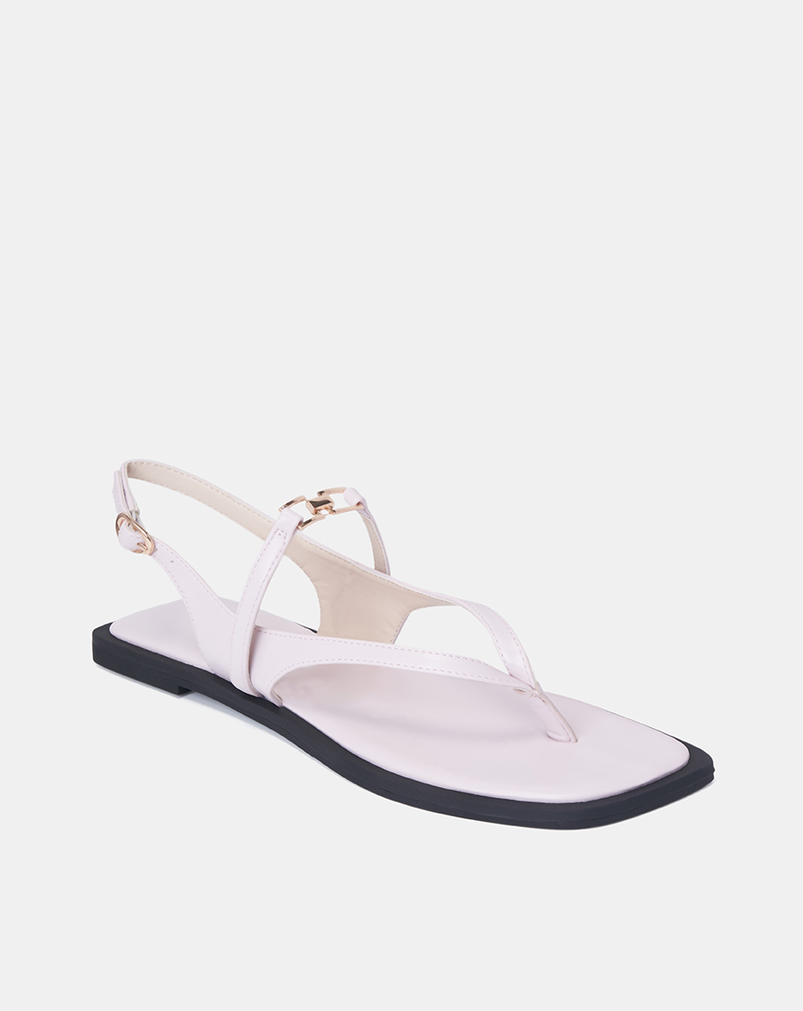 Giày Sandal Bệt Xỏ Ngón Trang Trí Khóa - Image 6