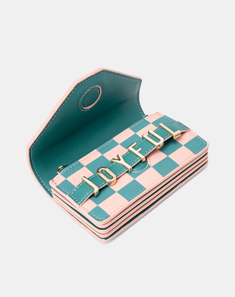 Ví Mini Joyful In Họa Tiết Checkerboard - Image 4