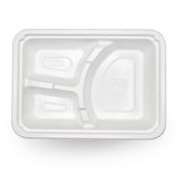  Hộp giấy FEST BIO 3 COMPTS TAKEAWAY BOX WITH LID 1000ml 