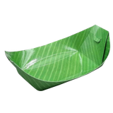  Khay giấy FEST CHOICE BOAT FOOD TRAY 8 inches (Banana leaf) 